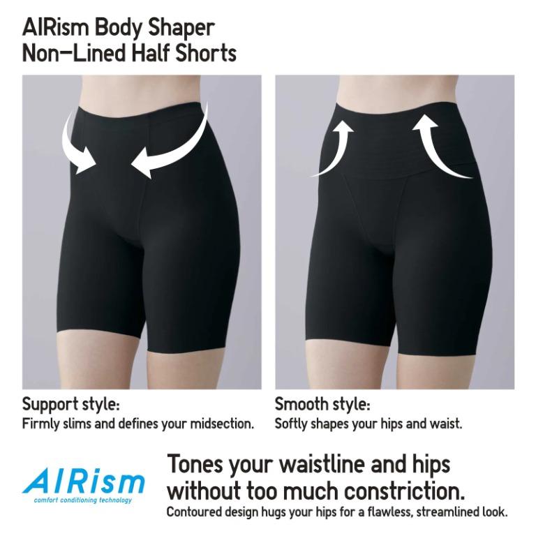 Body Shaper High Rise Non-Lined Half Shorts Women (Medium)