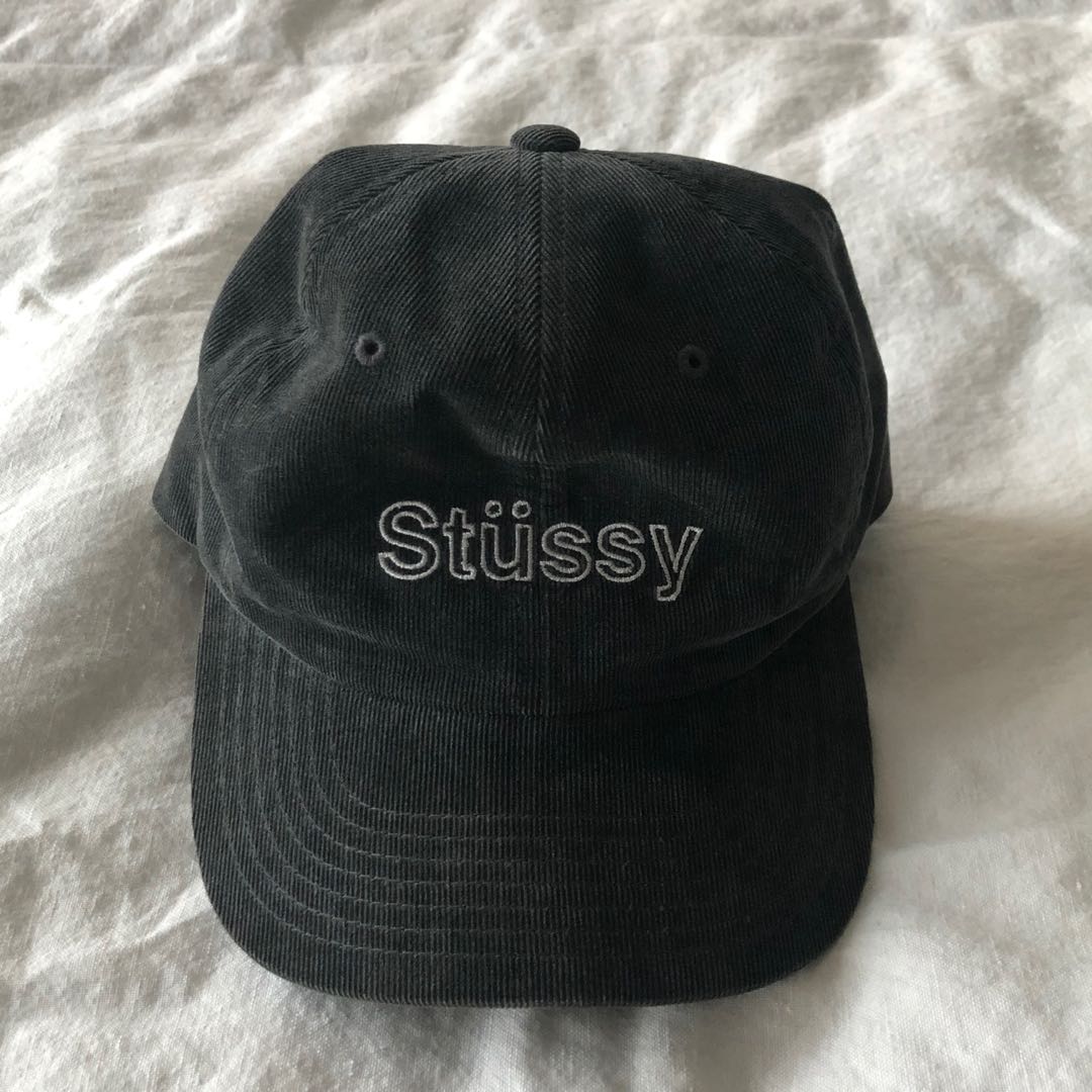 vintage stussy corduroy cap, Men's Fashion, Watches & Accessories