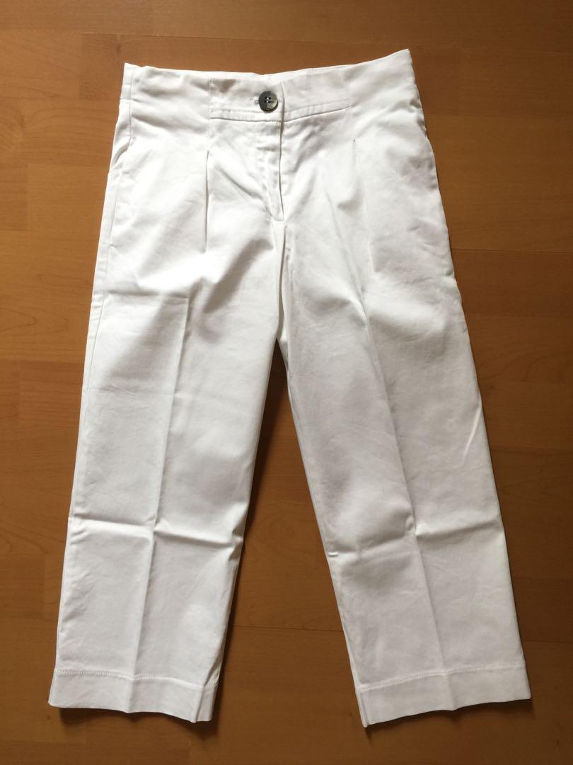 Zara Kids White Cotton Pants, Bayi 