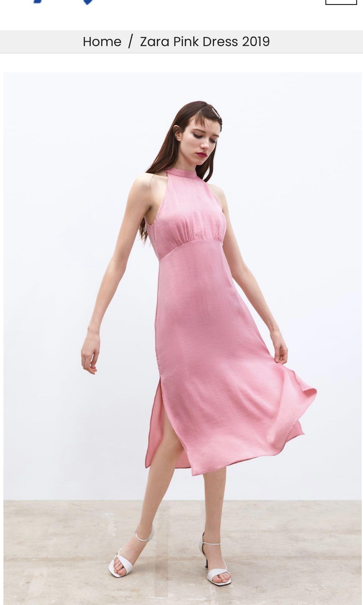 Zara pink dress 2019 online
