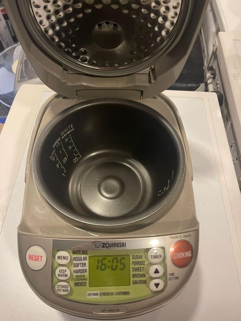 Zojirushi 1.0L Rice CookerWarmer NPHBQ10, TV & Home Appliances, Kitchen Appliances, Cookers on