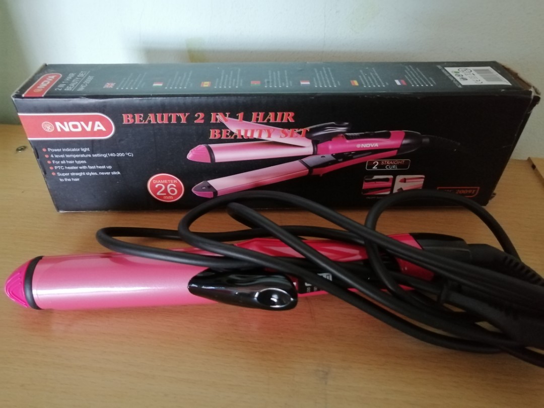 beauty 2 in 1 hair beauty set
