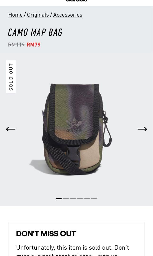 Adidas Camo Print Map Bag BRAND NEW WITH TAG