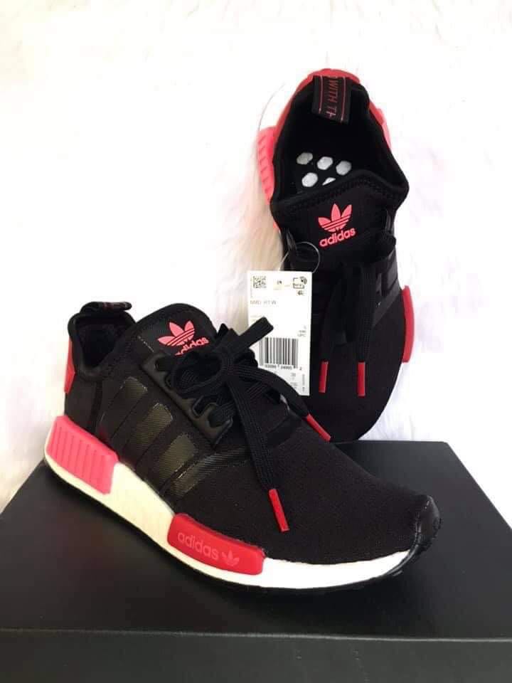 Nmd pink black clearance