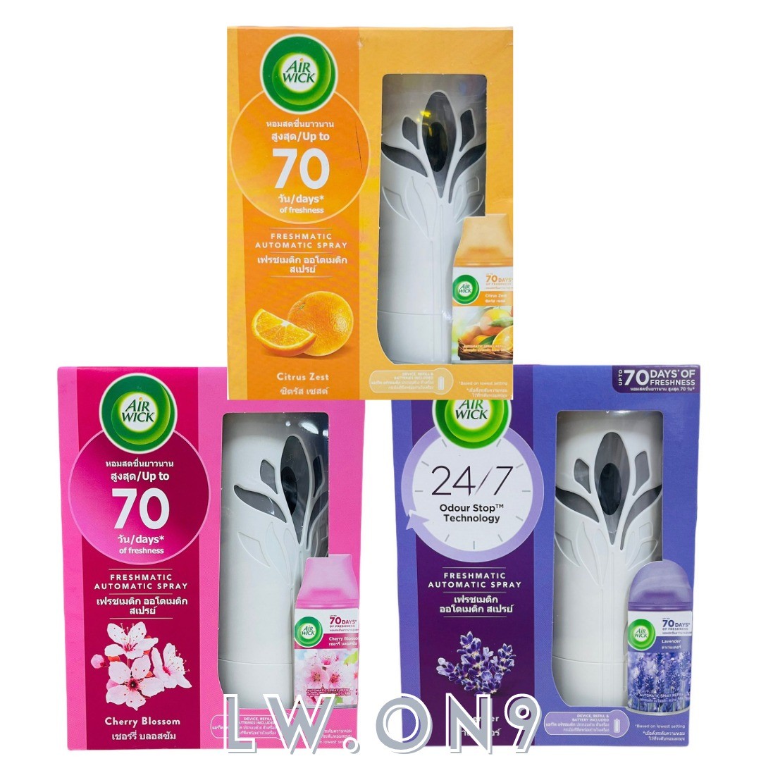 AIRWICK 24/7 ODOUR STOP TECHNOLOGY FRESHMATIC AUTOMATIC SPRAY/ REFILL