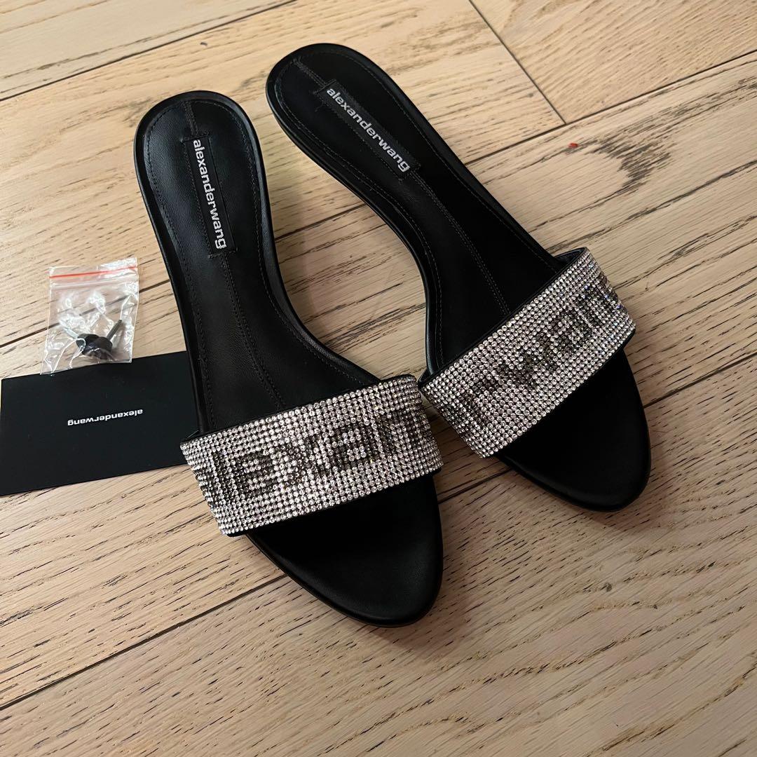 Alexander wang jo logo sandal deals