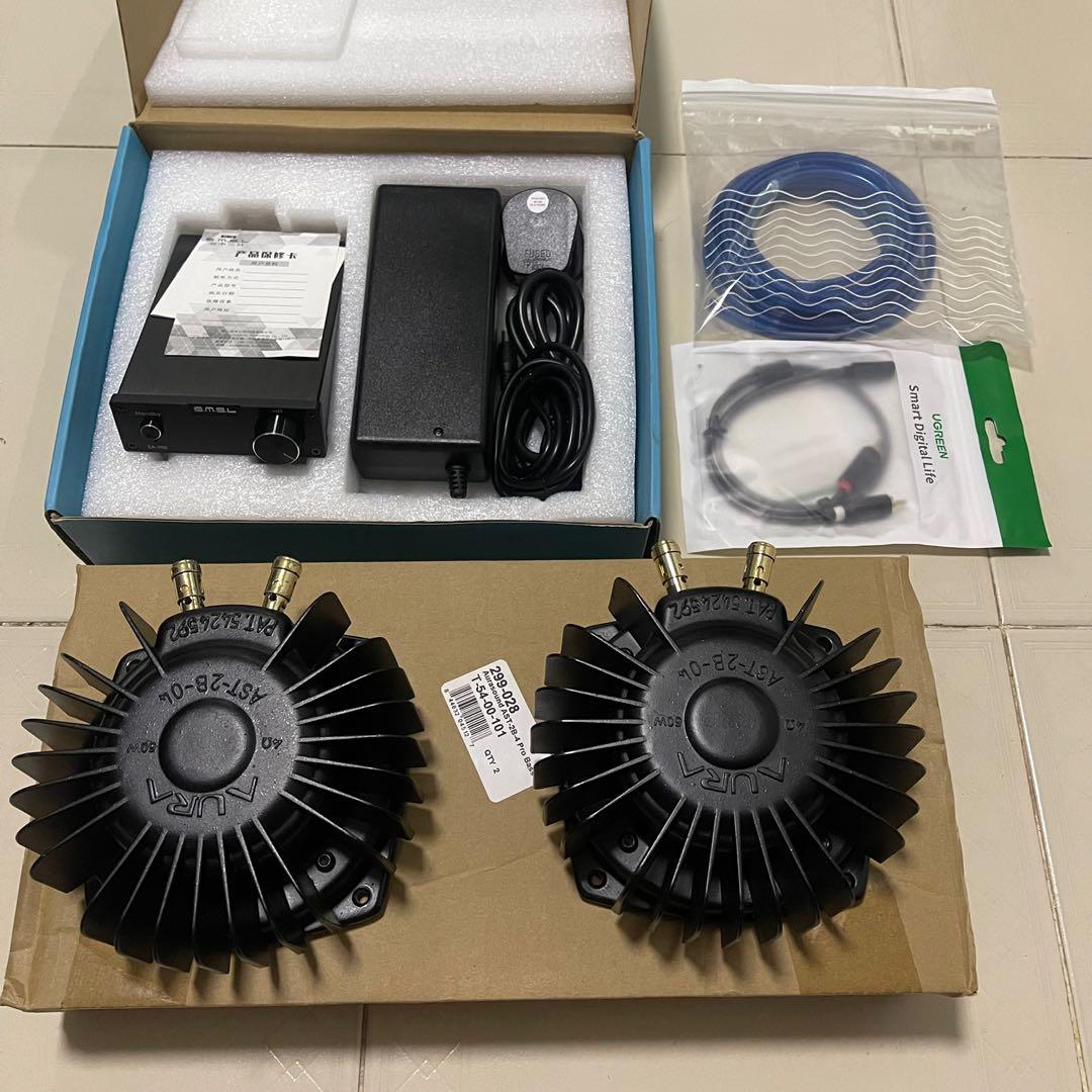 AURA AuraSound AST2B4 Pro Bass Shaker Tactile Transducer AYIMA SMSL