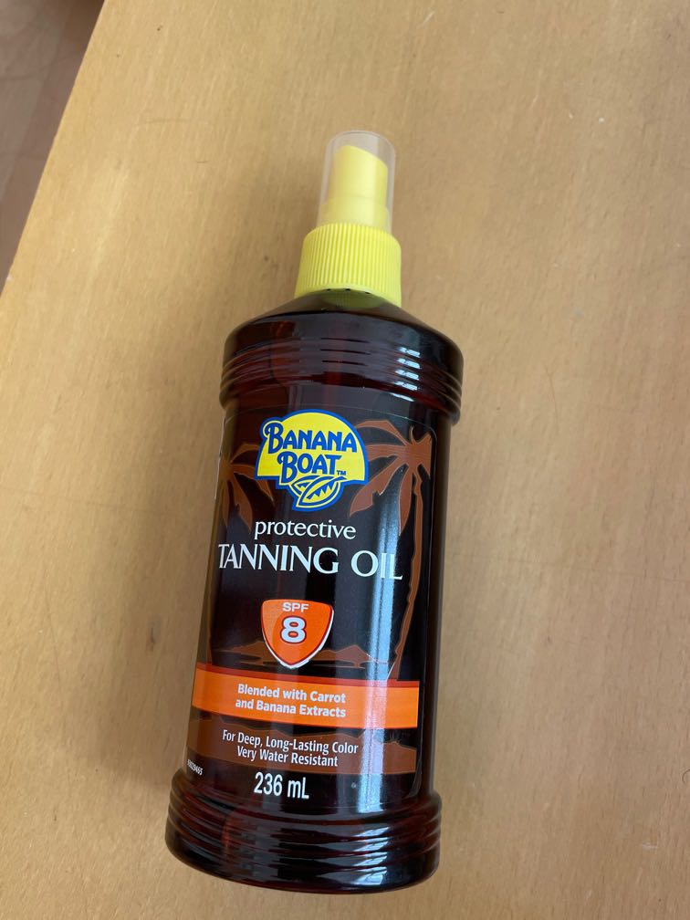 Banana Boat Tanning Oil spray 238ml, Beauty & Personal Care, Bath