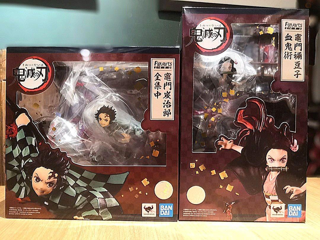 Bandai Figuarts Zero 鬼滅之刃全集中竈門炭治郎+ 竈門禰豆子血鬼術PVC ...
