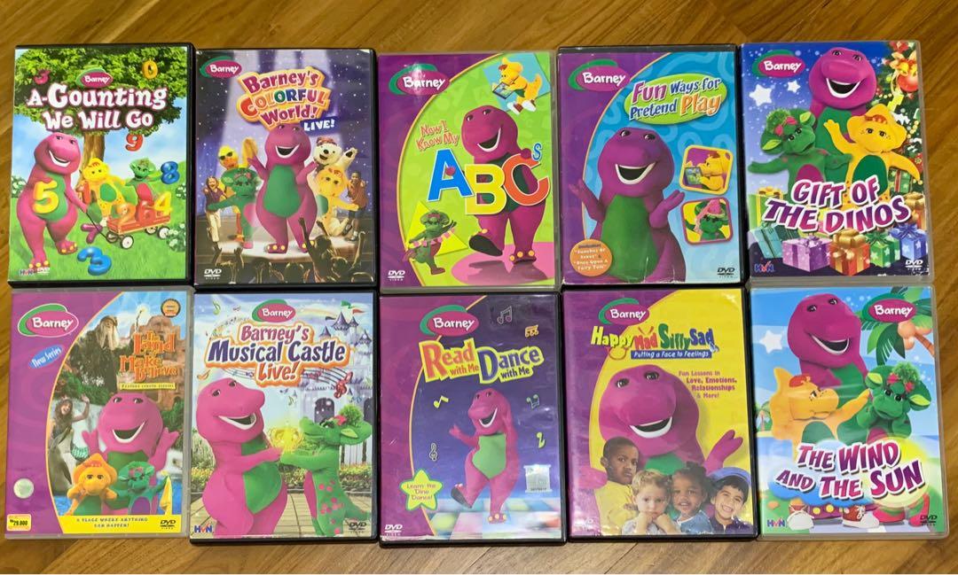 Barney DVDs 📀 Great Children Sing-A-Long Songs , Hobbies & Toys, Music ...