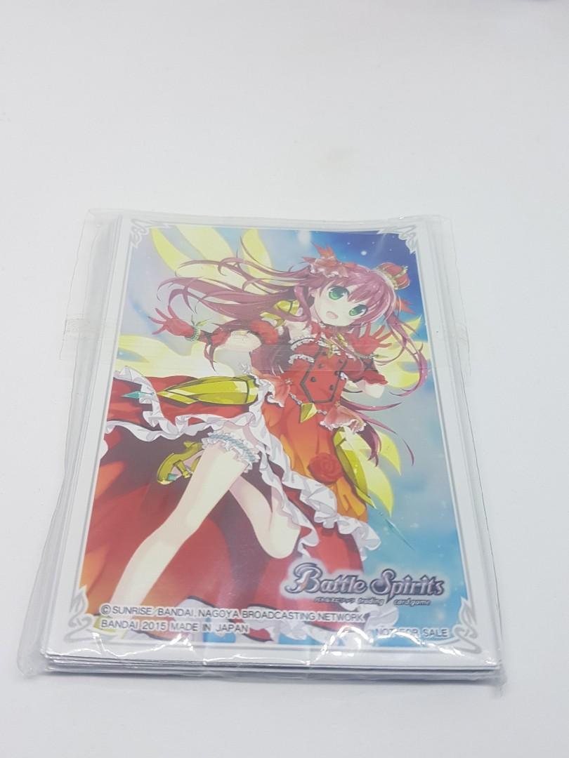 Battle spirits card sleeves (Category: Trading Cards Accessories) located in Caloocan City. Submitted by mackenzie001 (Listing ID 1129601136, Image 1). Description: 200 per pack.