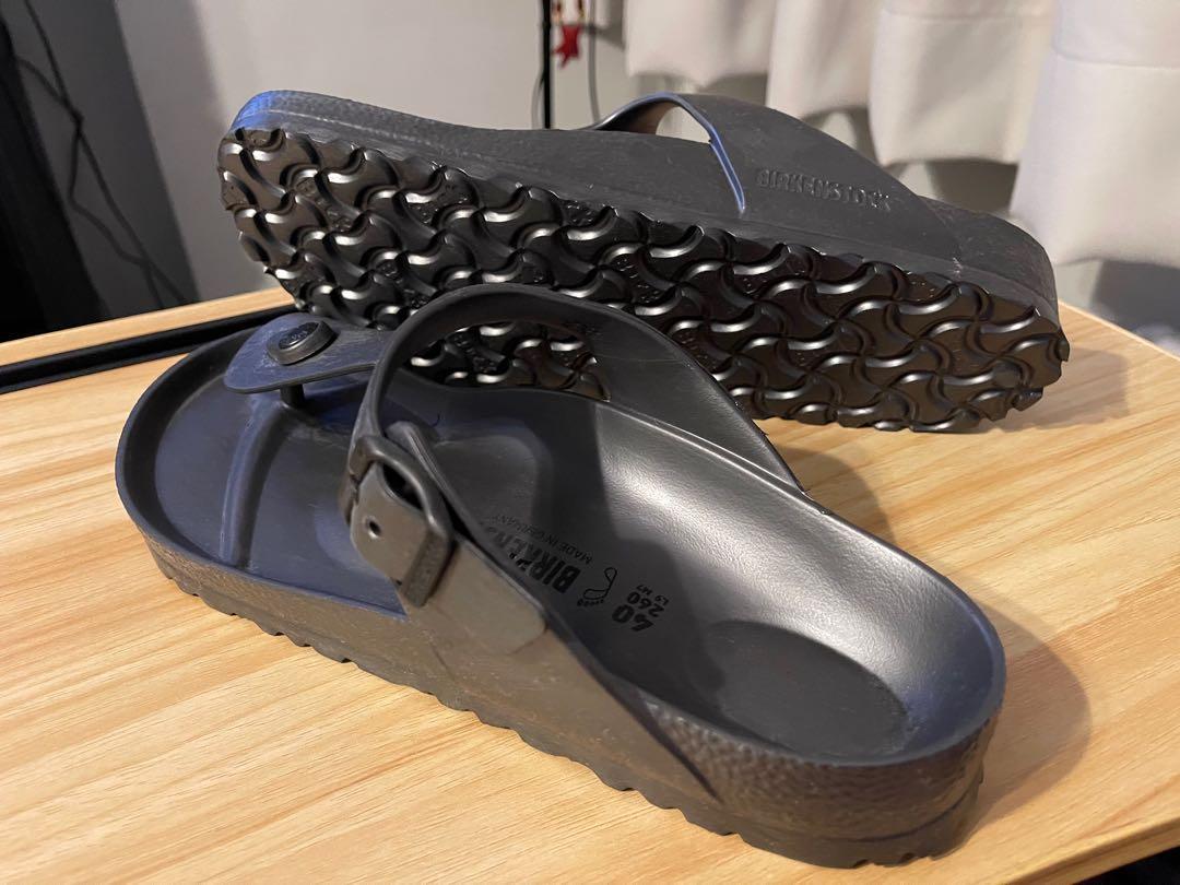 Birkenstock Gizeh EVA Sandals in Anthracite Women s Fashion