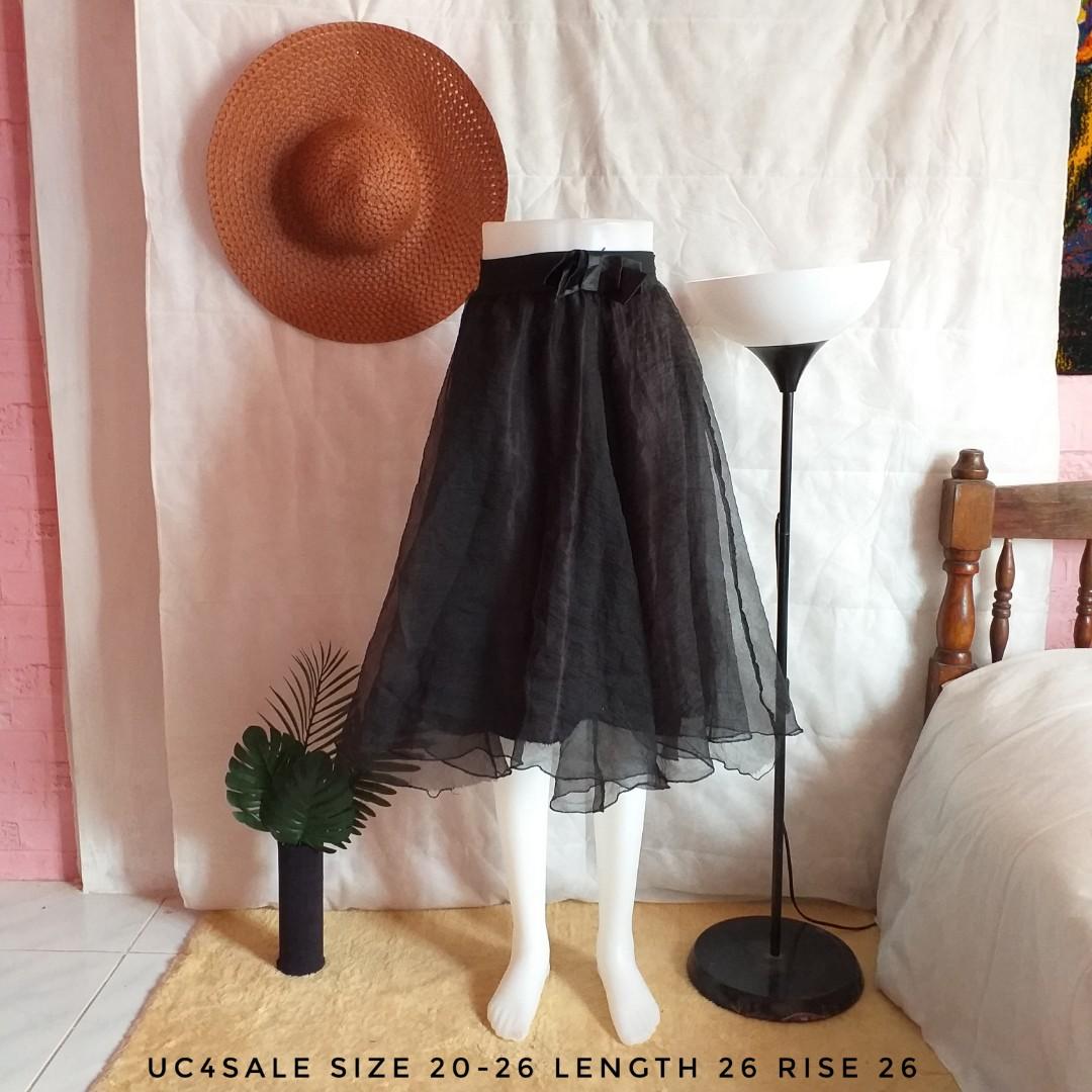 Black lace skirt size 20 26 Women s Fashion Bottoms Skirts on