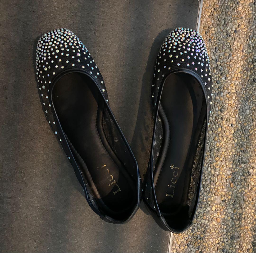 Bling on sale ballerina shoes