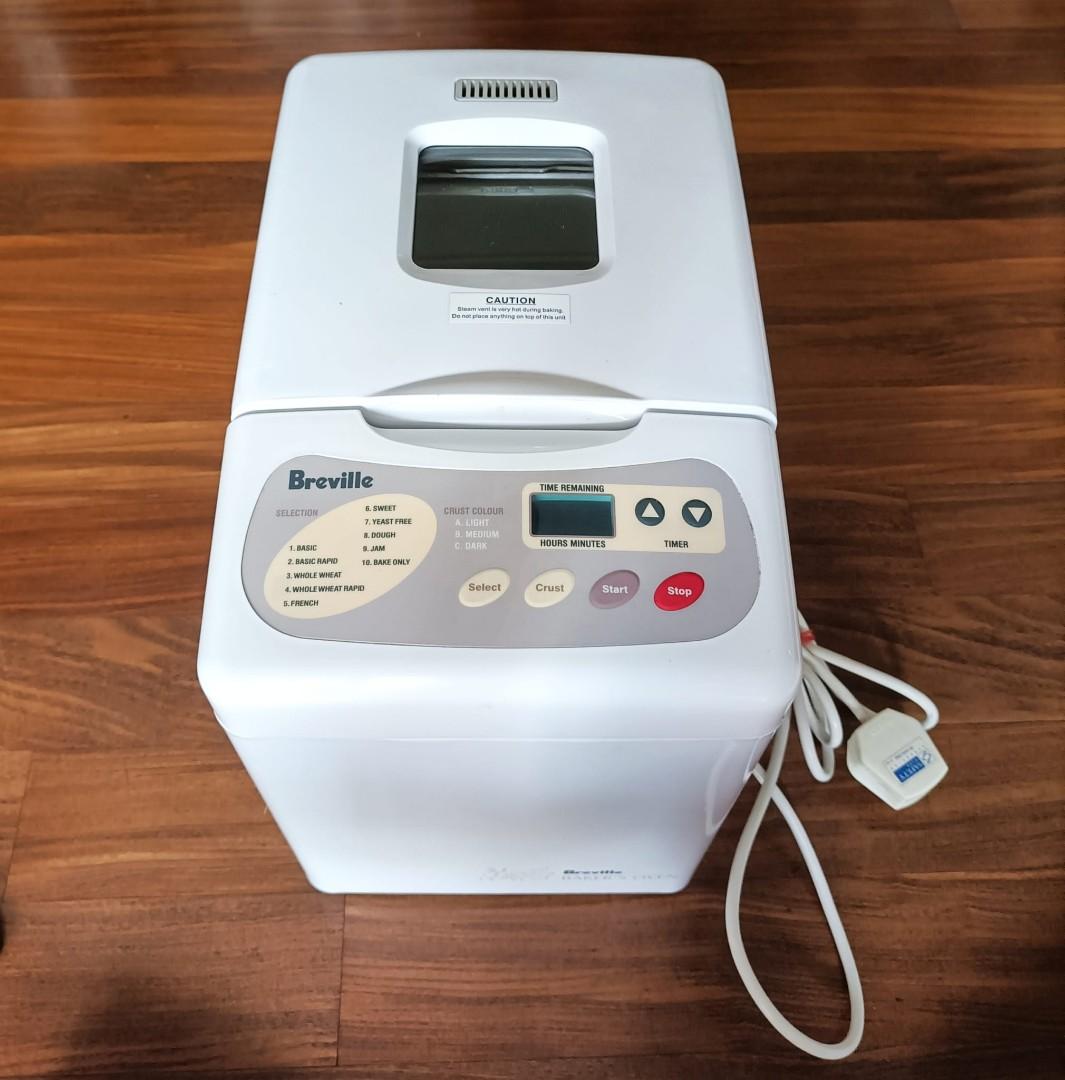 breville bread maker bakers oven manual