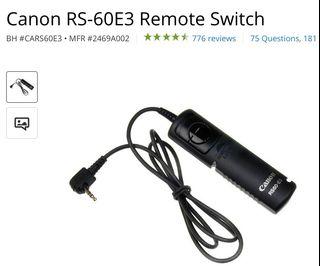 Canon Remote Switch RS-60E3