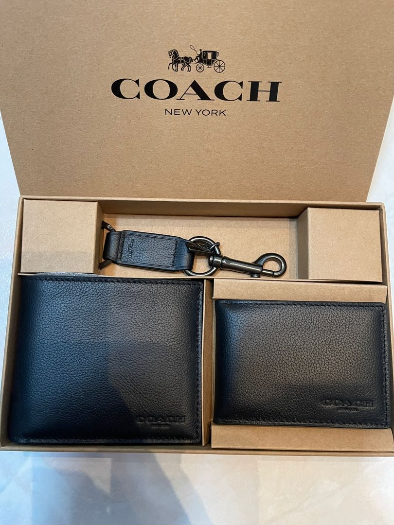Coach Men Gift Set, Men's Fashion, Watches & Accessories, Wallets
