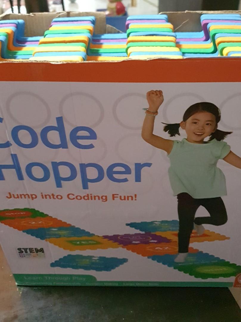 Code Hopper (Category: Educational & Learning Toys) located in Singapore. Submitted by aisya_08 (Listing ID 1129460151, Image 3). Description: learn through play.. fun, n encourage kids to be active while playing...