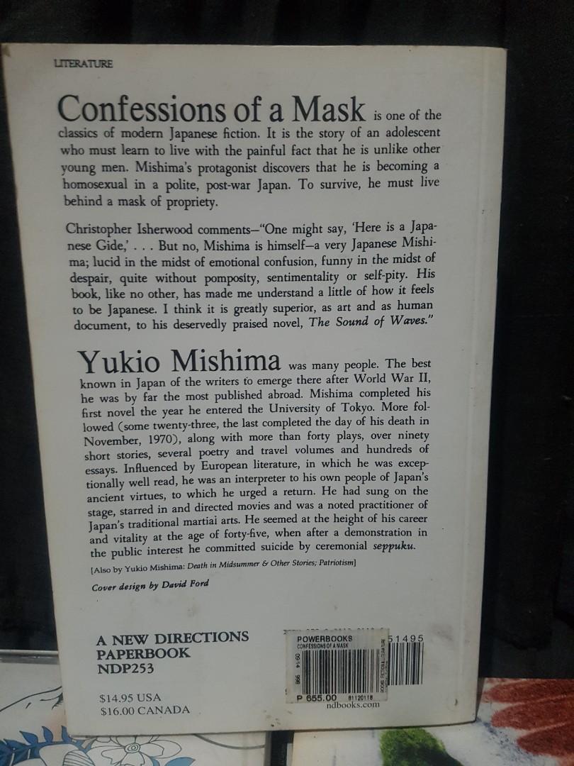 Yukio Mishima Confessions Of A Mask Pdf Confessions of a Mask by Yukio Mishima, Hobbies & Toys, Books