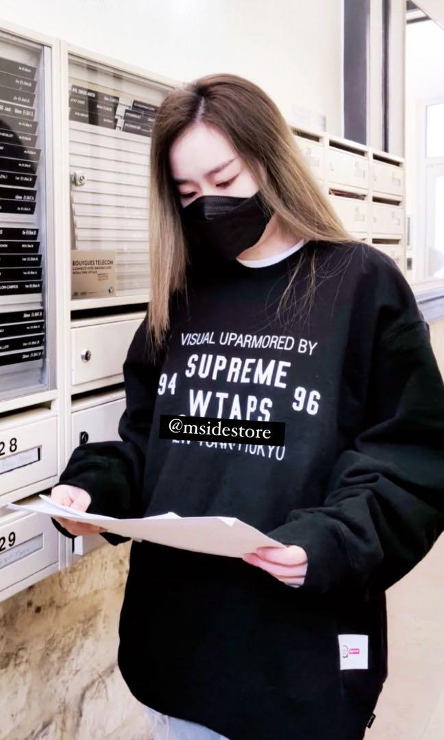 【入手困難！完売品】SUPREM　×　WTAPS　コラボ　スウェット　トレーナー古着_WASH