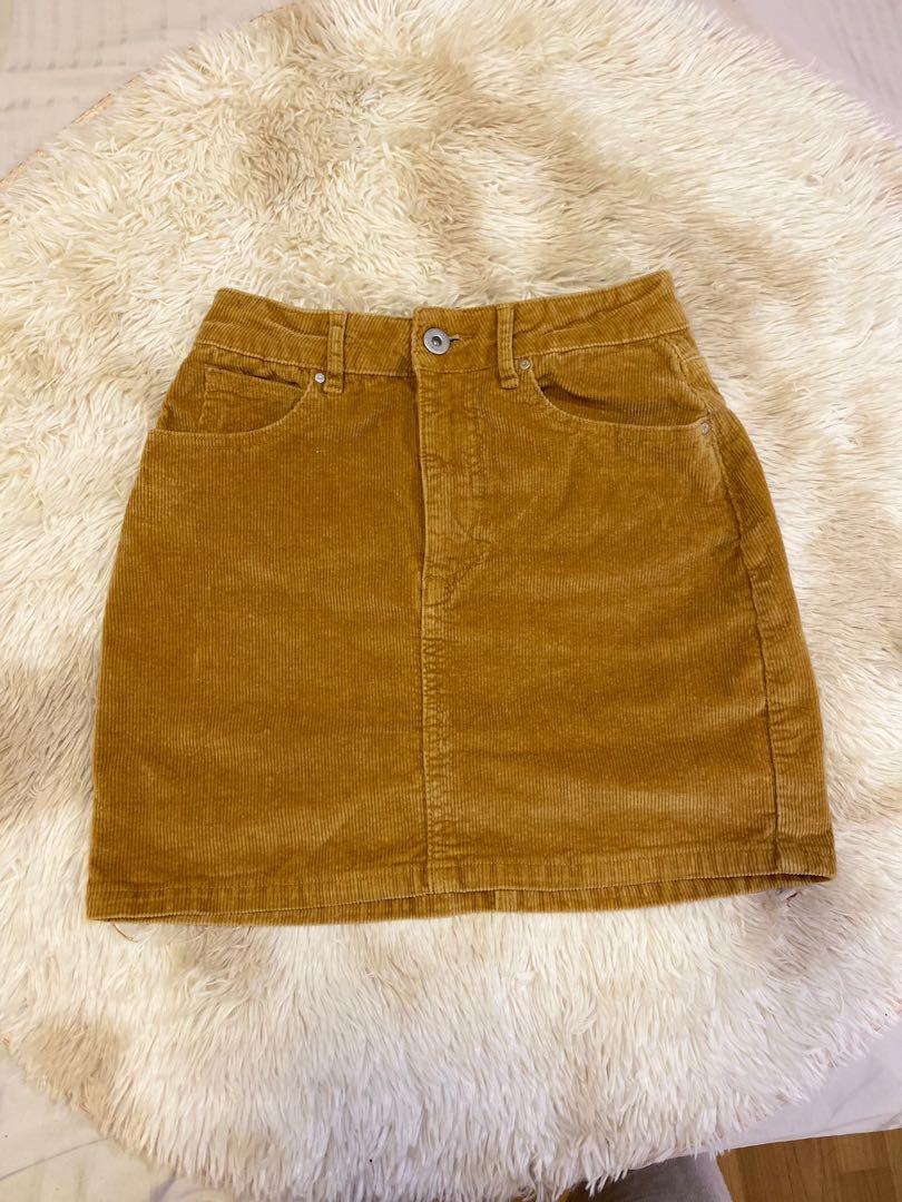 Cord skirt 2025 cotton on