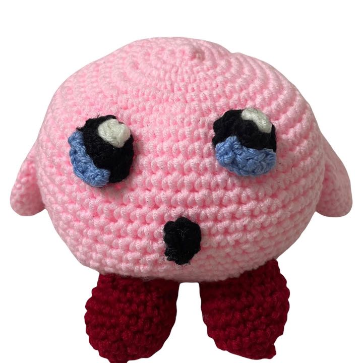 crochet kirby toy, Hobbies & Toys, Stationery & Craft, Handmade Craft on Carousell