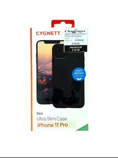 Cygnett Apple iPhone 11 Pro Black Skin Ultra Slim lightweight Case