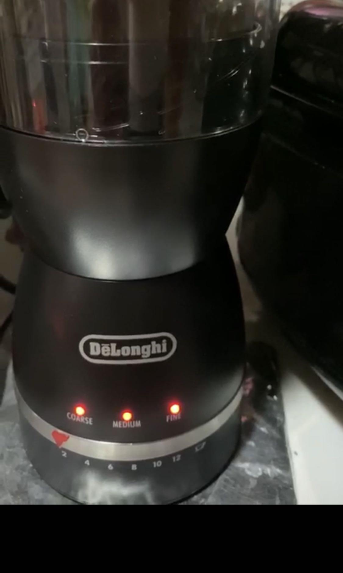 Delonghi coffee grinder KG49 咖啡 磨豆機 正常運作, 電視及其他電器 , 廚房用具, 咖啡機及咖啡壺