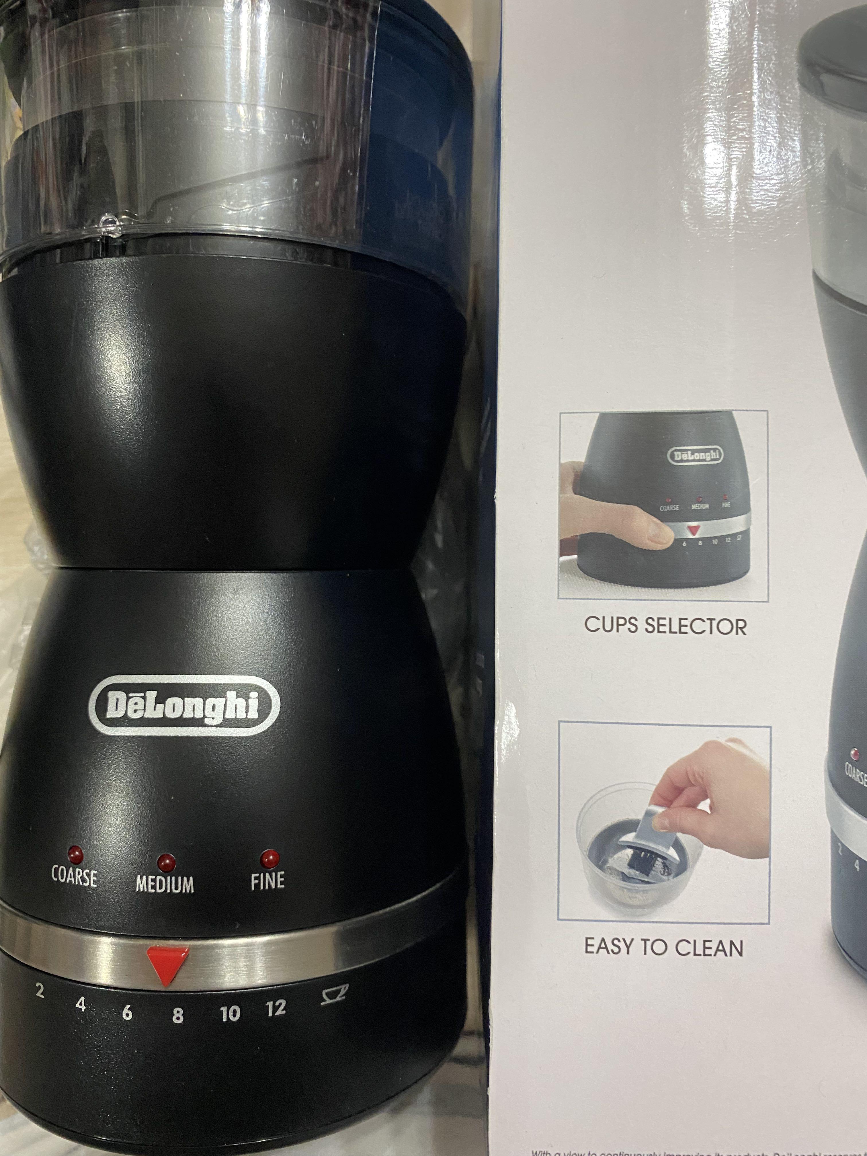 Delonghi coffee grinder KG49 咖啡 磨豆機 正常運作, 電視及其他電器 , 廚房用具, 咖啡機及咖啡壺