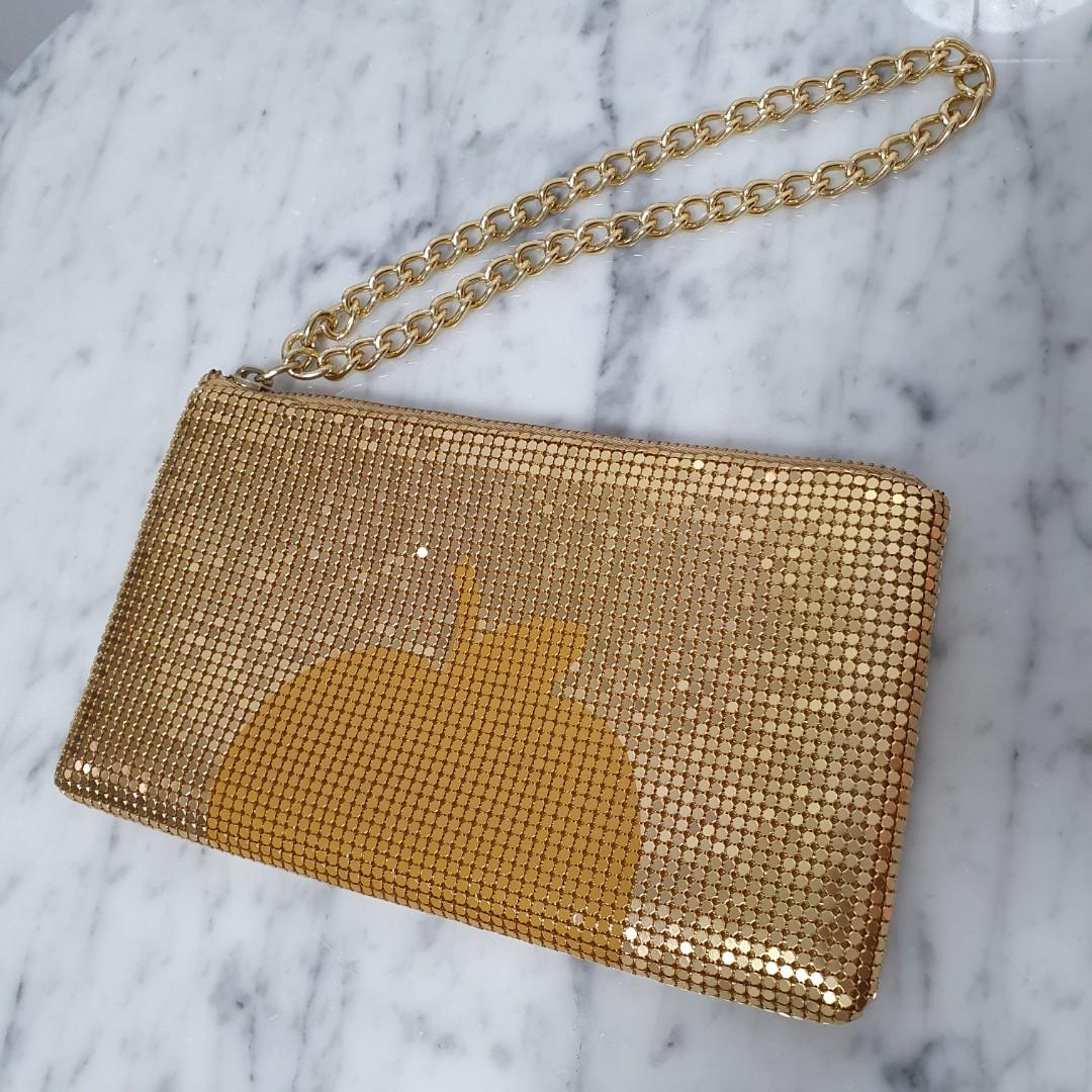 Gold purses with bling cheap