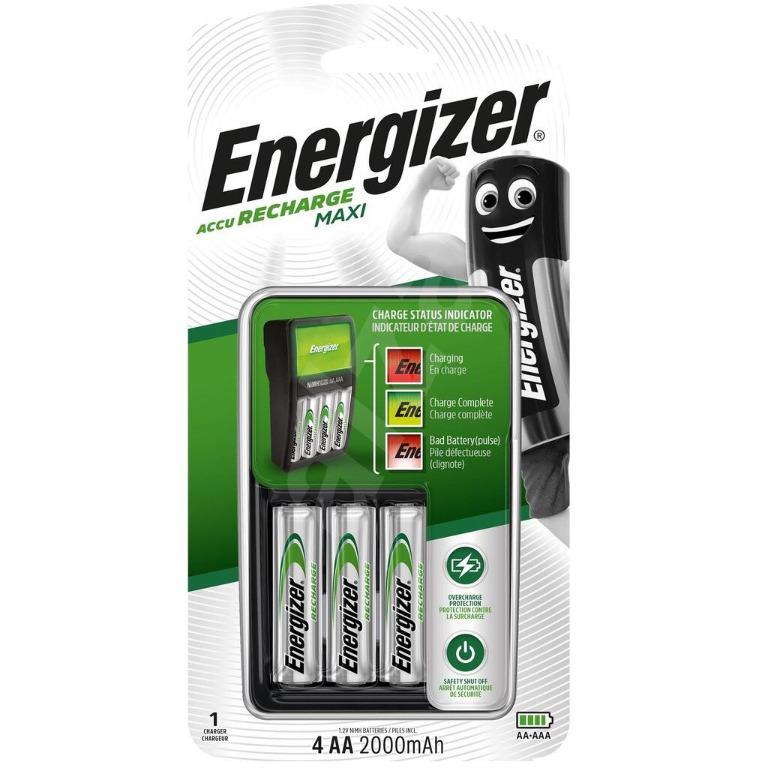 ENERGIZER Recharge Maxi Battery Charger (CHVCM4), Computers & Tech