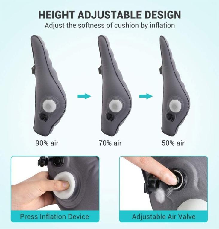 Ergonomic Spinal Back Cushion Support Lumbar Pillow Portable