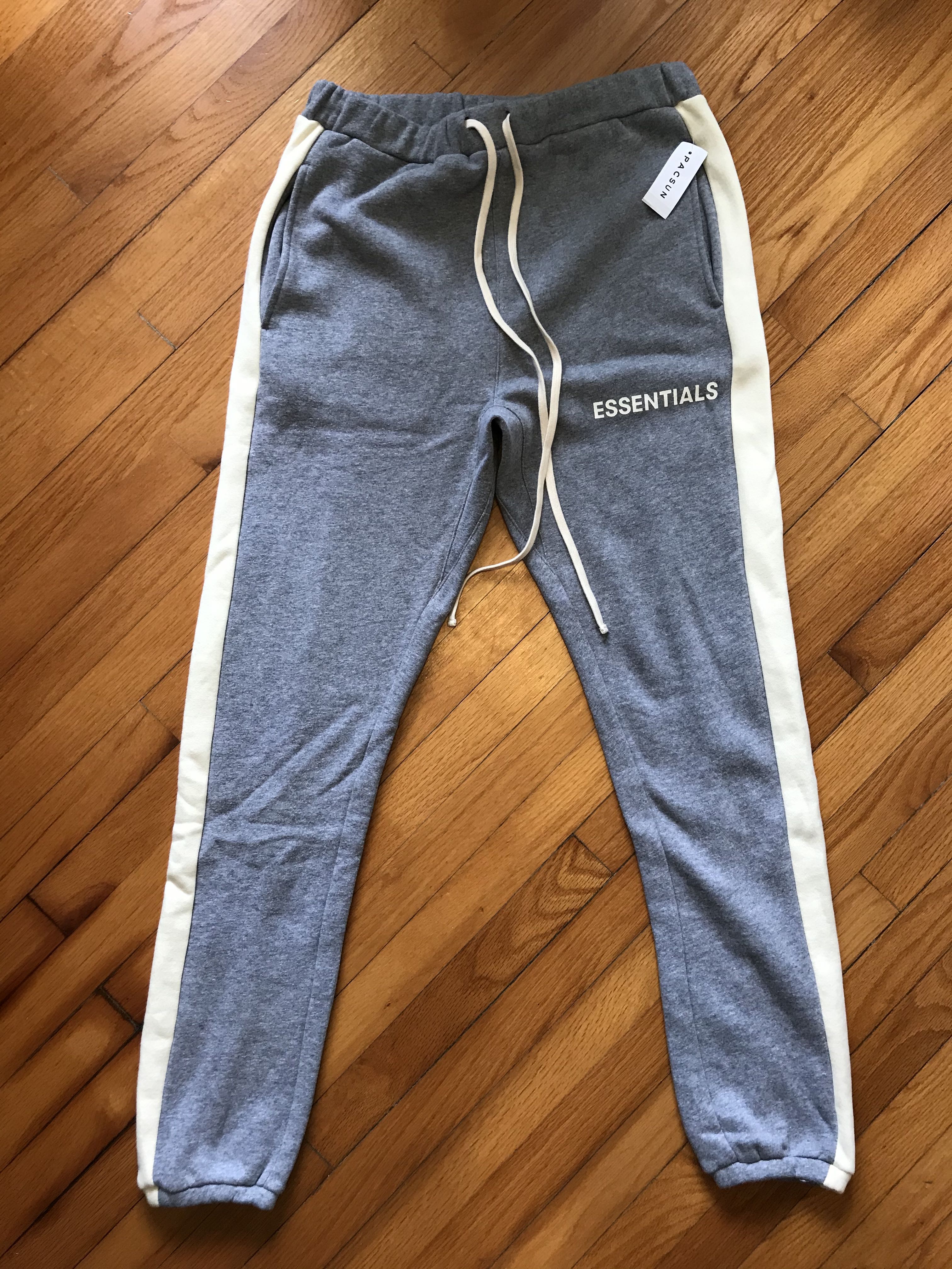 Fear of God Essentials Side Stripe Sweatpants Grey