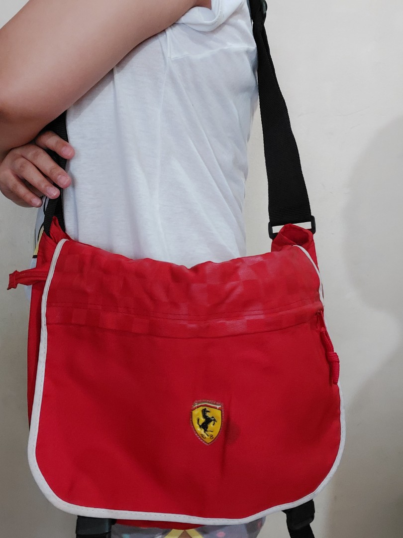 ferrari messenger bag, Luxury, Bags & Wallets on Carousell