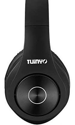 TUINYO Wireless Headphones Over Ear, Bluetooth Headphones with Microphone,  Foldable Stereo Wireless Headset-Rose Gold