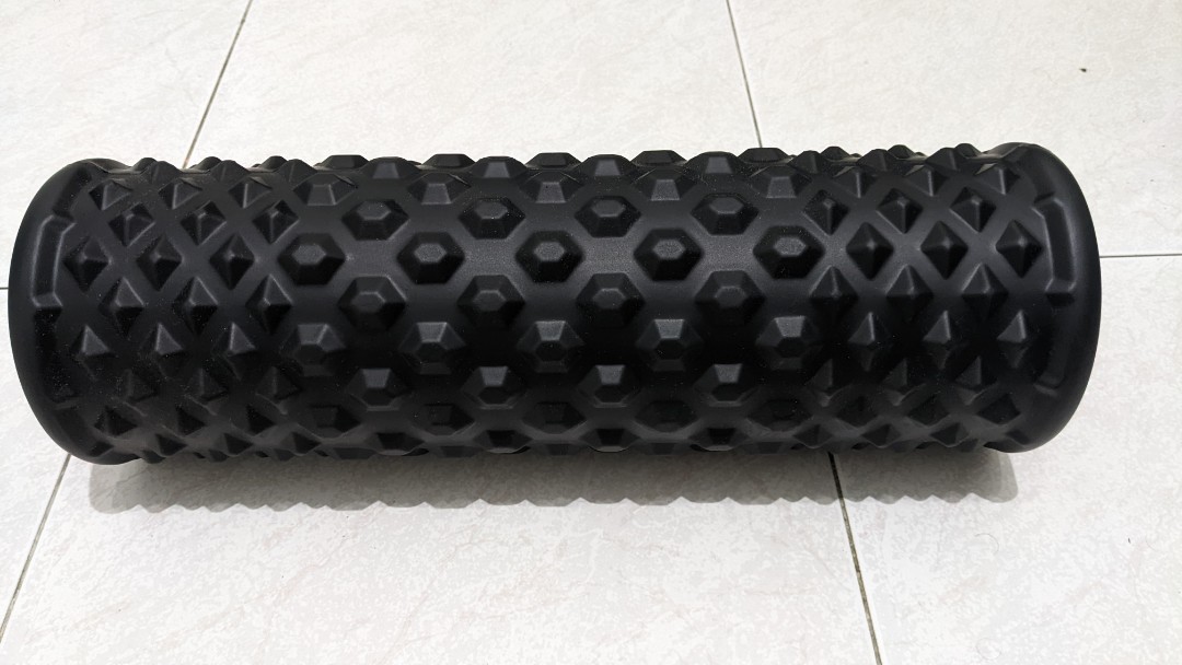 Deep Massage Foam Roller - Black/Blue