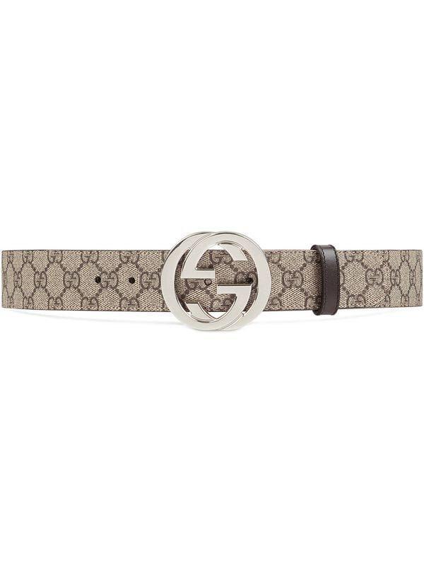 Gg supreme belt with g buckle black discount