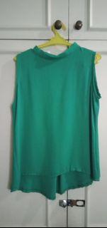 Green sleeveless top
