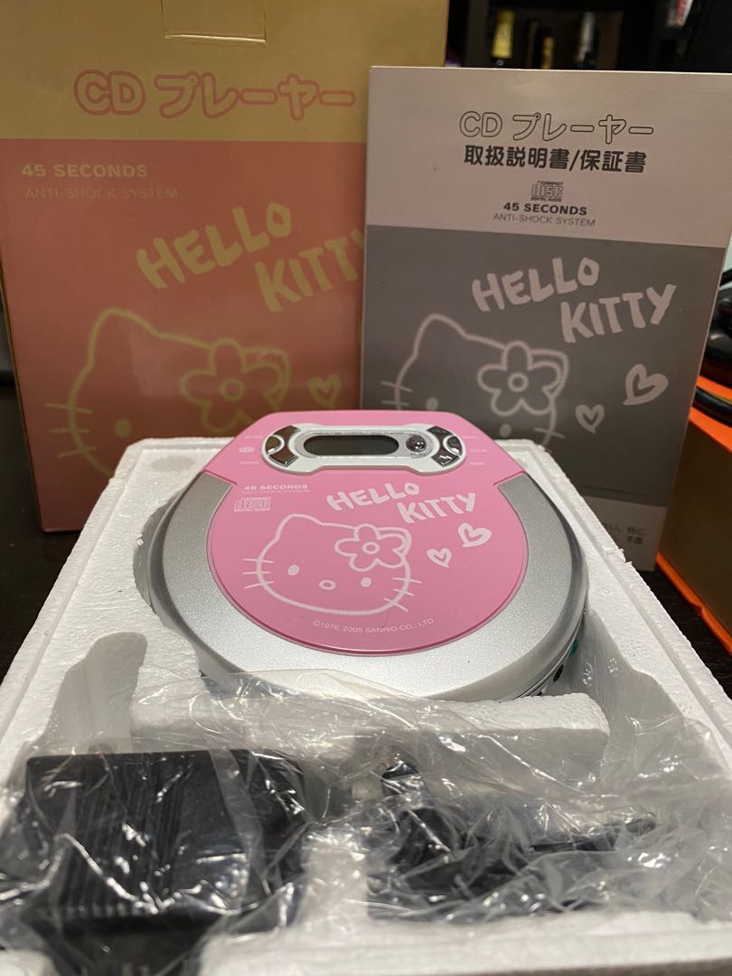 Hello Kitty CD Player _not function, 音響器材, 音樂播放裝置 MP3及CD Player Carousell