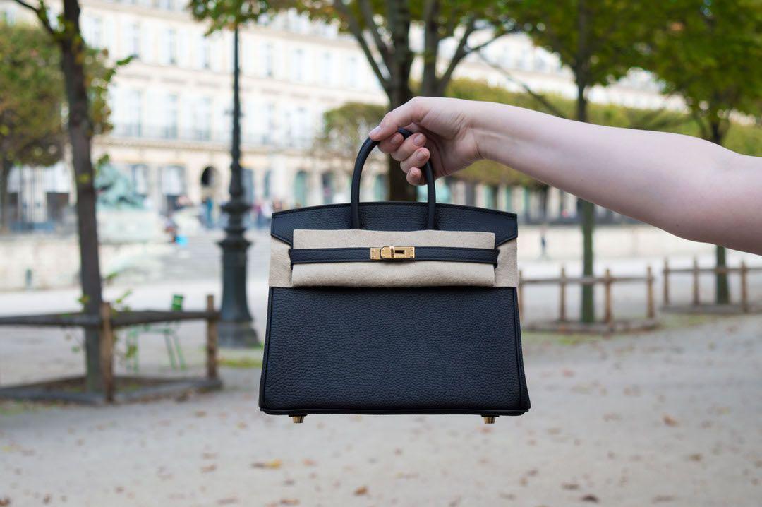 Hermes Birkin Black Togo 25cm, Luxury, Bags & Wallets on Carousell