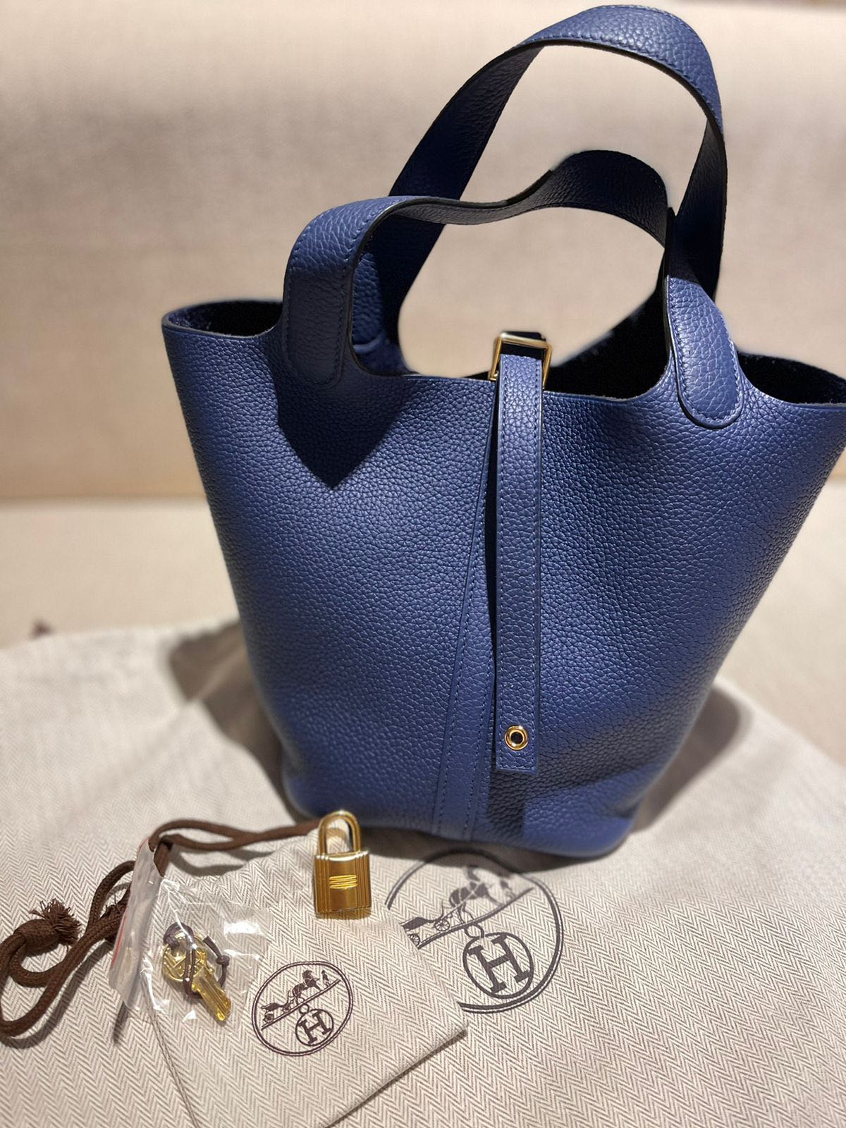 hermes picotin blue