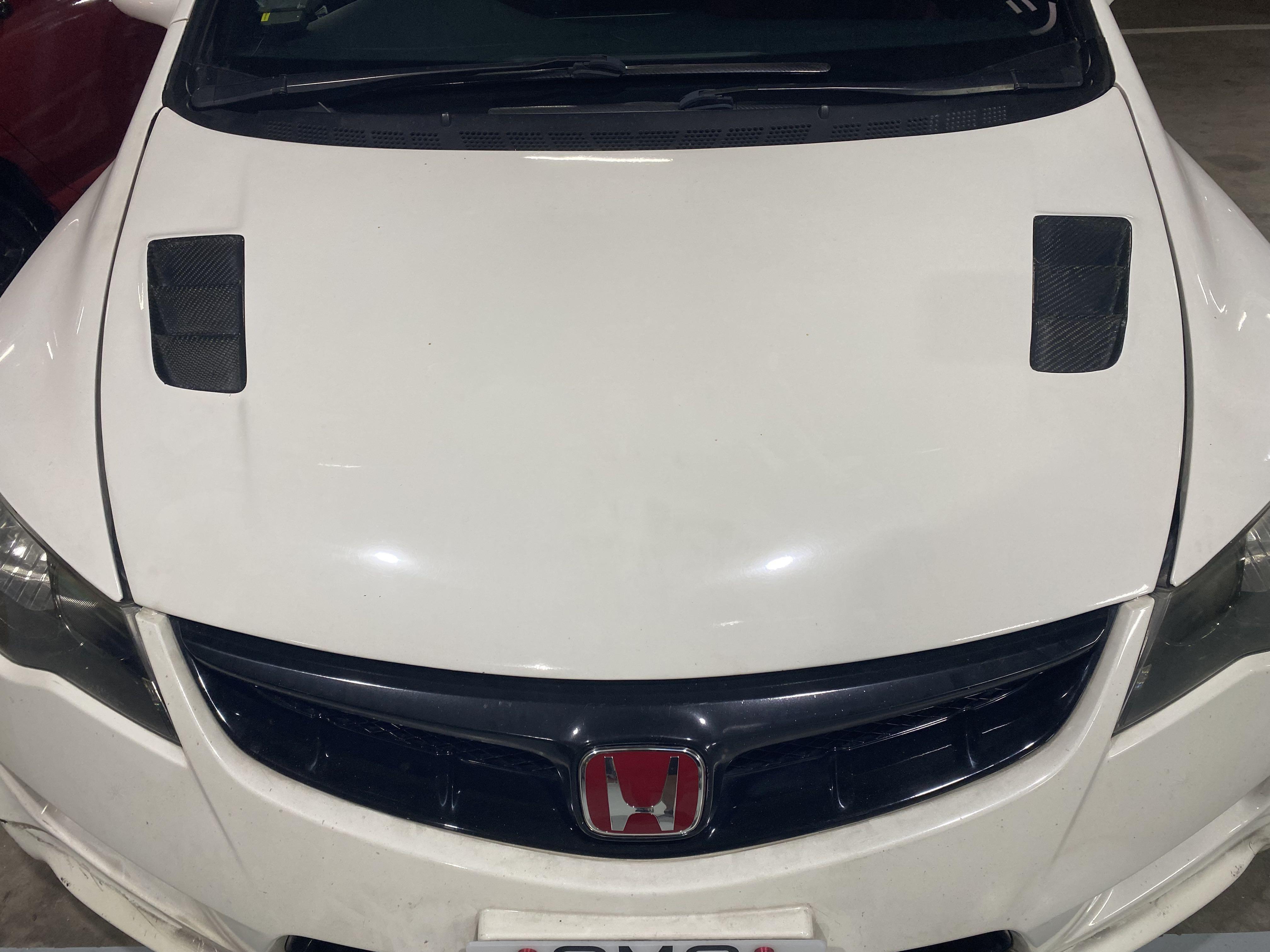 Honda Civic Fd Carbon Fibre Mugen Rr Bonnet Car Accessories Accessories On Carousell