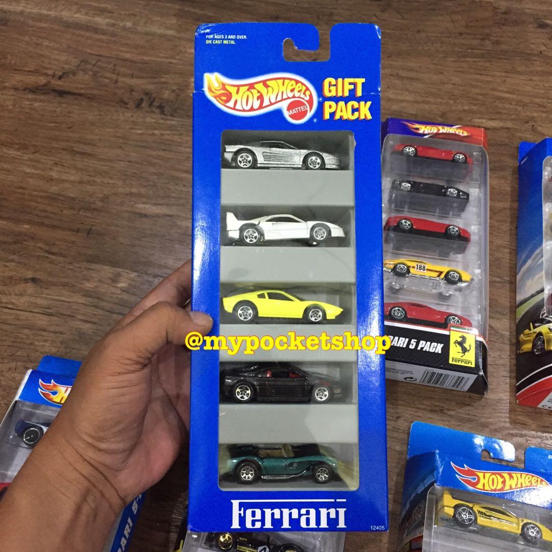 Hot wheels ferrari 5 pack on sale 1993