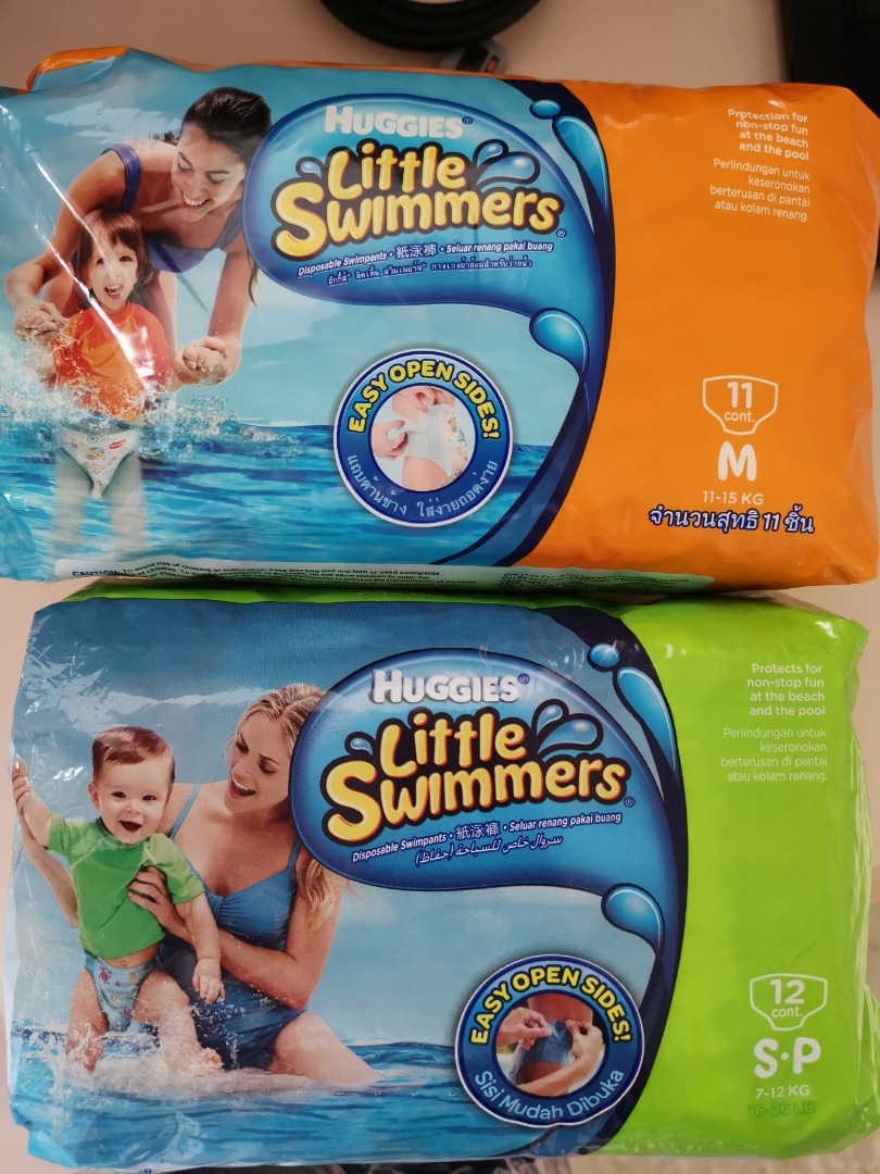 Huggies swim diaper Little Swimmers, Babies & Kids, Bathing & Changing