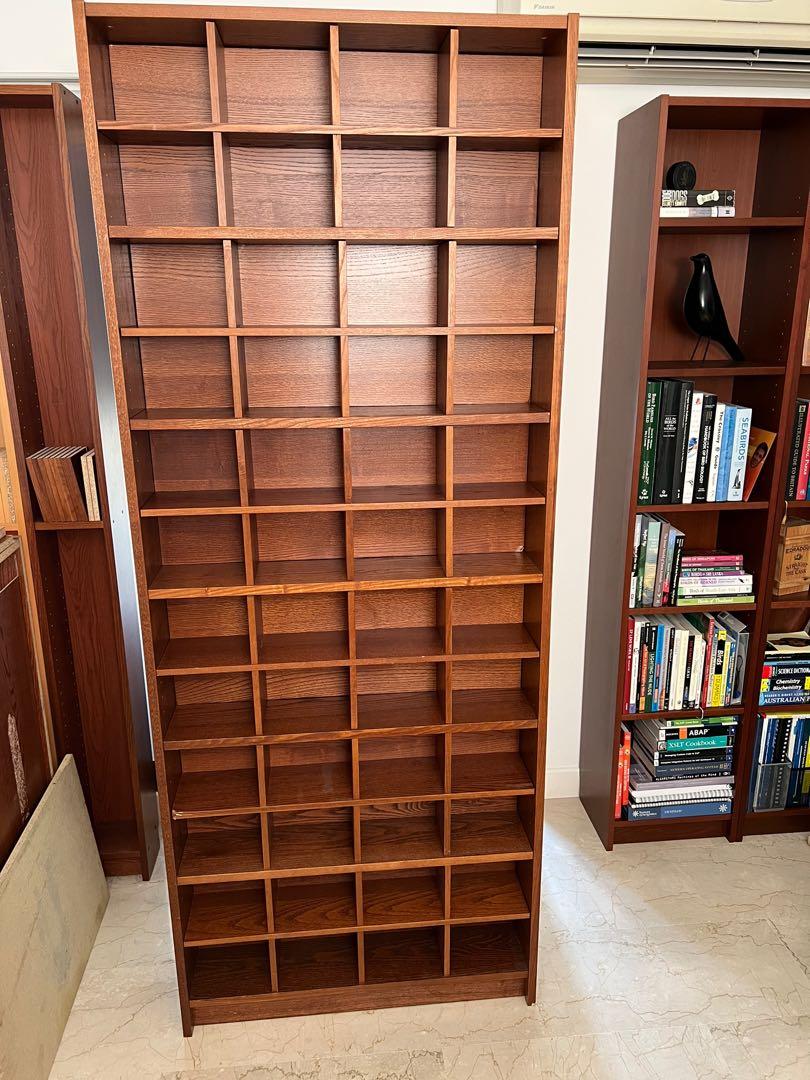 IKEA Billy bookcase with CD storage inserts!, Furniture & Home Living