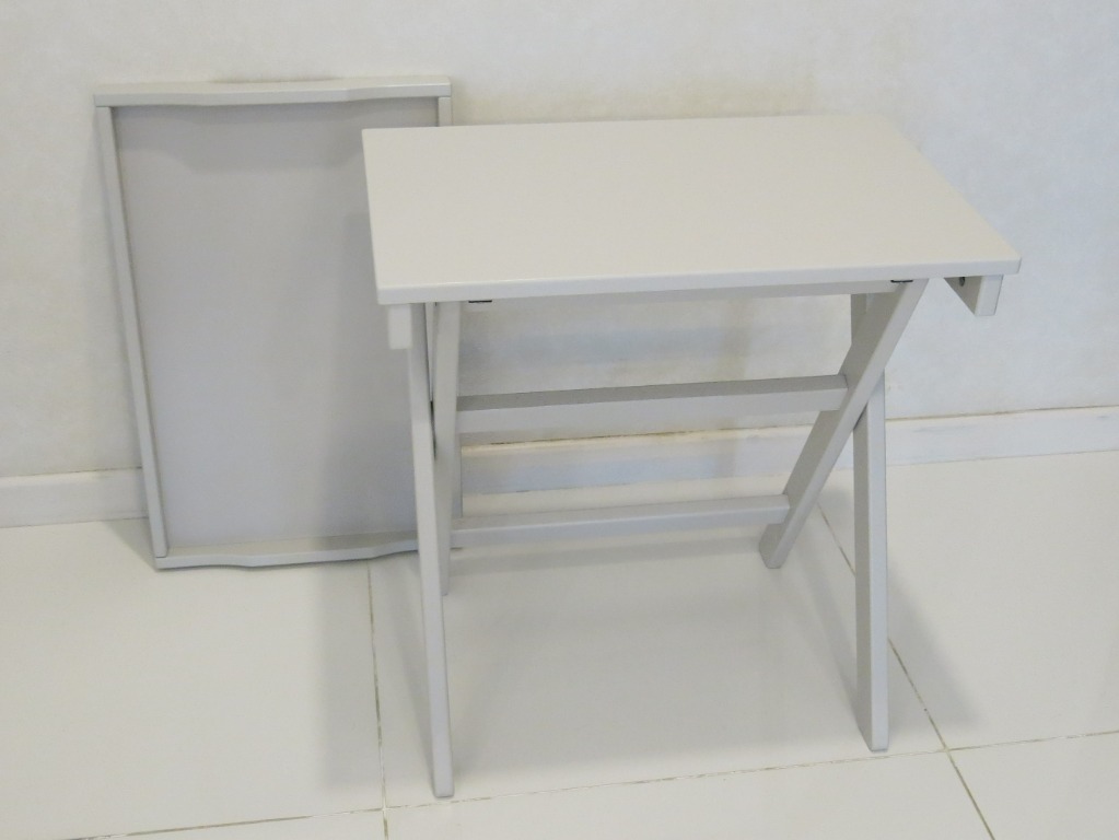 IKEA MARYD Folding Side Table & Tray, Furniture & Home Living, Furniture, Tables & Sets on Carousell