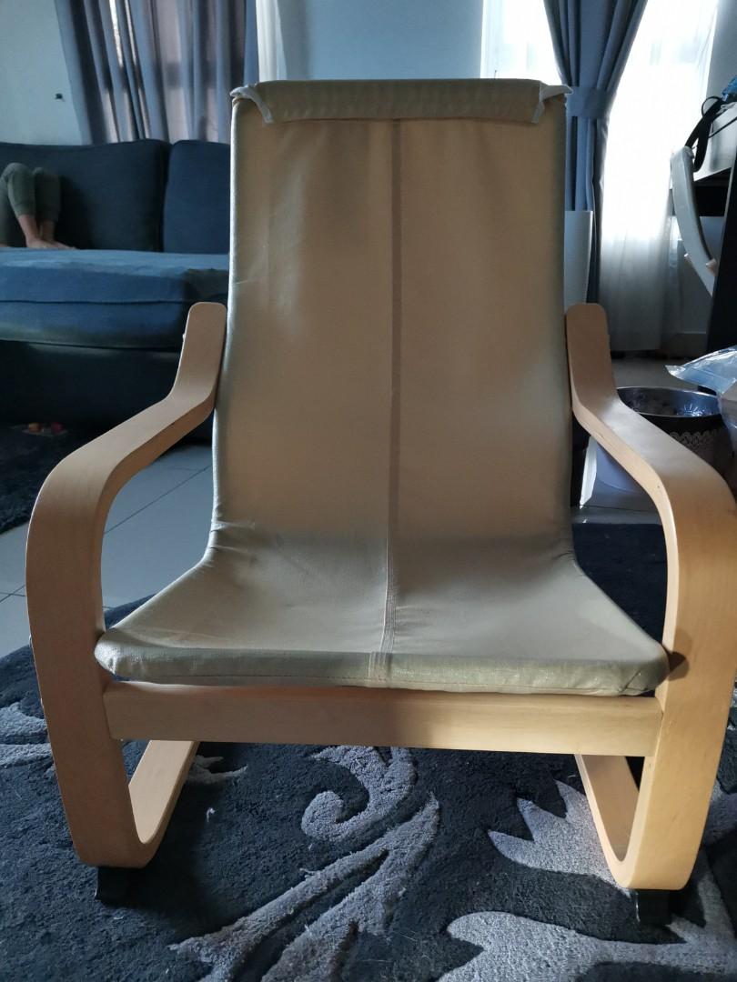 Ikea poang children armchair, Furniture & Home Living, Furniture