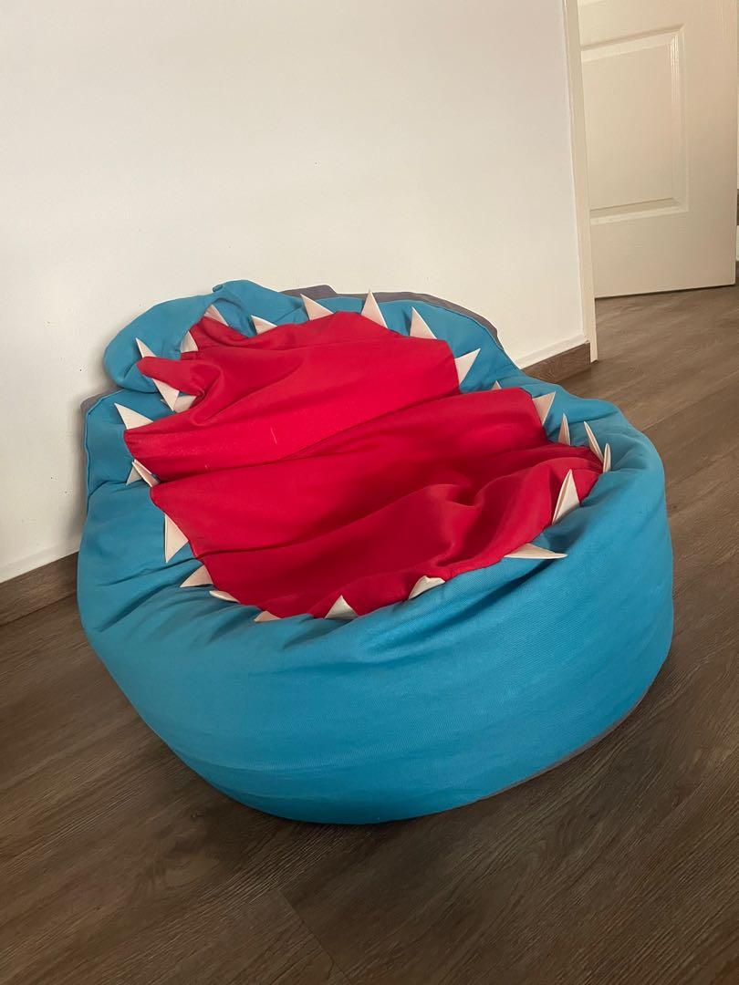 Ikea Shark bean bag, Furniture & Home Living, Furniture, Chairs on