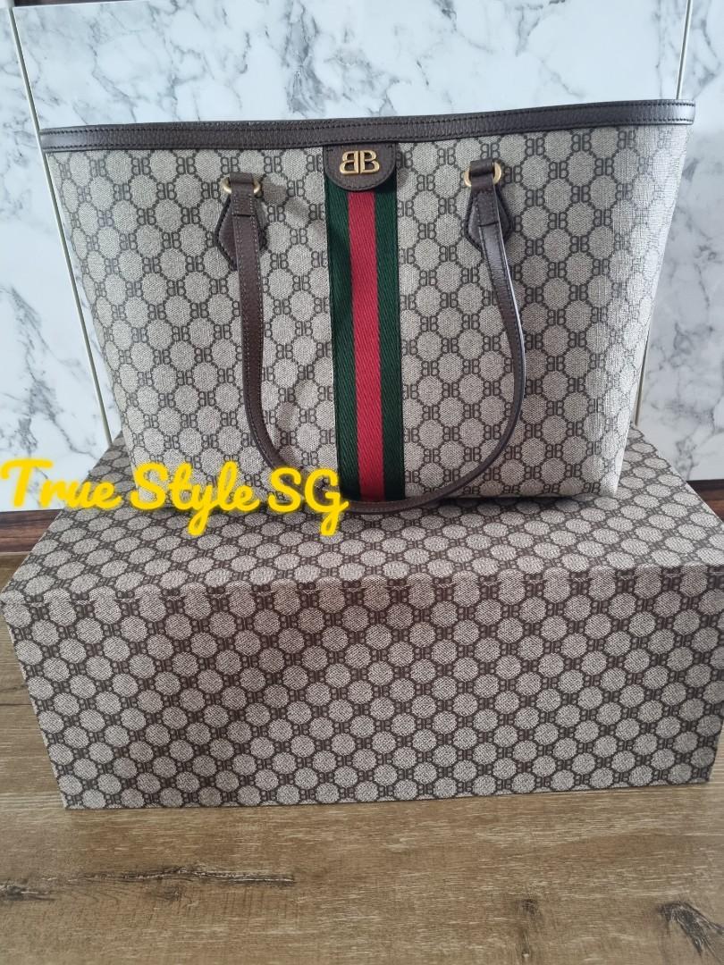 Gucci, Bags, Gucci X Balenciaga The Hacker Project Neo Classic City Bag  Gg Coated Canvas Medi