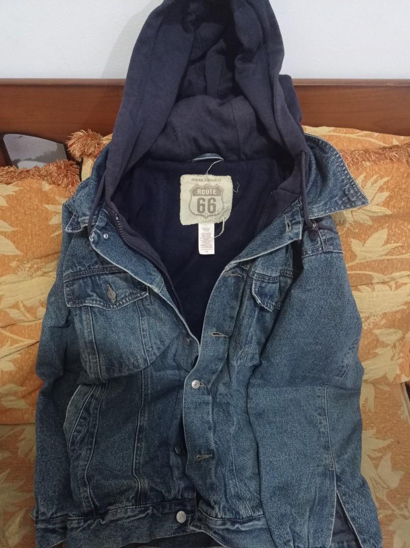 Jaket Hoodie Denim Route 66 Authentic 